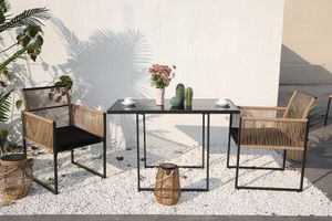 Ensemble de jardin avec table et 2 chaises