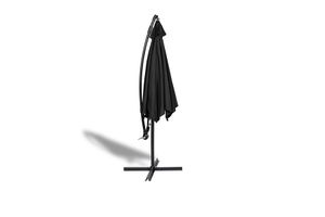 Hangende parasol van 3 meter incl. hoes (zwart)