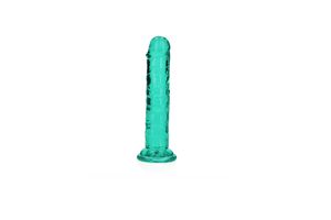 Transparante dildo (turquoise)