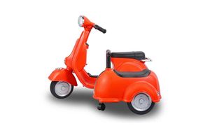 Elektrische Vespa met zijspan voor kinderen van Max Kids