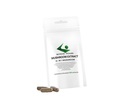 Supplement met paddenstoelen-extract (1+1 zakje gratis)