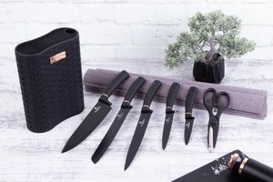 5 couteaux, ciseaux et support design Berlinger Haus