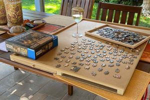 Planche de puzzle pouvant contenir jusqu'à 1 000 pièces