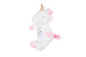 Peluche licorne avec son et lumière de Max Kids