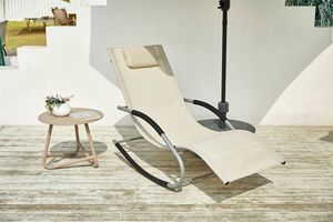 Beige schommelstoel van Feel Furniture