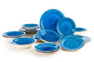 Lot de 18 assiettes Quid (collection : Vita Azul)