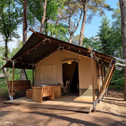 Safaritent of Sun Lodge op camping naar keuze
