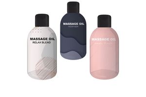 Coffret cadeau avec 3 huiles de massage
