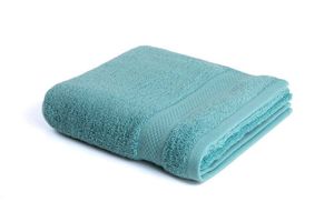 8 luxe handdoeken denim blue (50 x 100 cm)