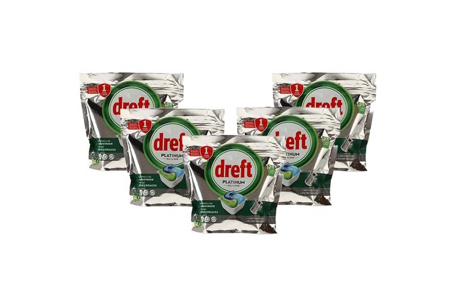 Dreft Tabs All In Platinum Lemon Pods Dreft Platinum All In One