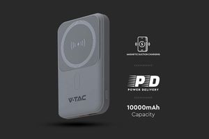 Magnetische draadloze powerbank van V-Tac (10.000 mAh)