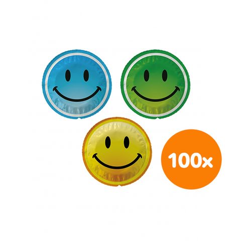 SlaJeSlag 100 smiley-condooms