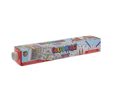 Feuille de coloriage de 2,5 m avec crayons de couleur
