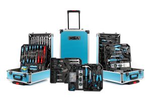 610-delige gereedschapstrolley met lades van MSA (blauw)