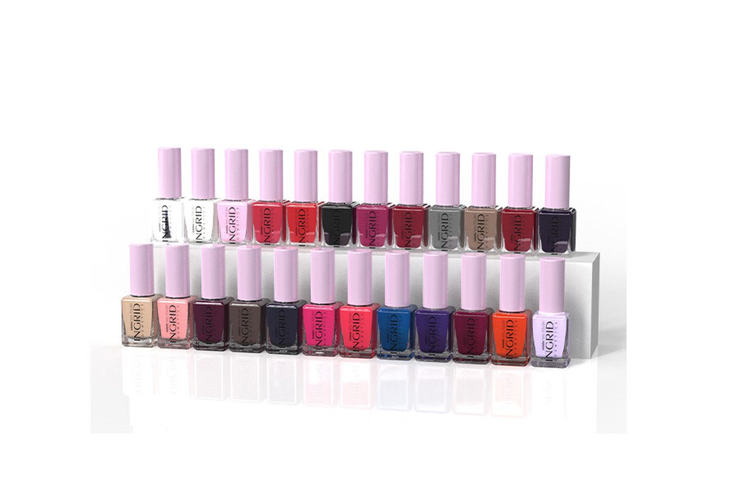 Nagellakset Ingrid Cosmetics 24 kleuren Nagellakset met 24 kleuren