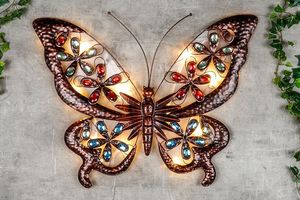 Applique solaire en forme de papillon