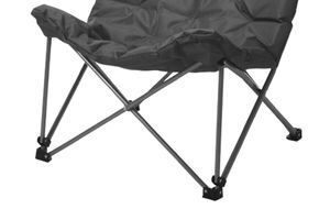 Set van 2 gewatteerde campingstoelen met draagtassen