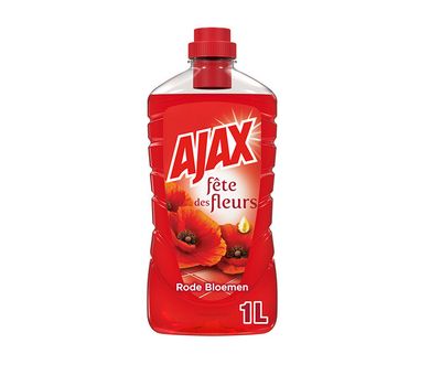 Ajax Allesreiniger rode bloemen (8 flessen)