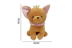 Bruine XL chihuahua-knuffel (50 cm)