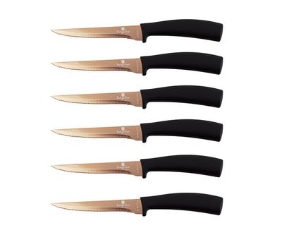 6 couteaux à steak de Berlinger Haus (or rose)