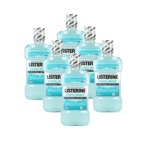 Mondwater van Listerine (6 flessen)