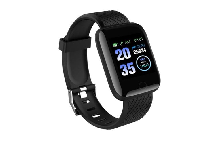 Smartwatch multifunctioneel (zwart)