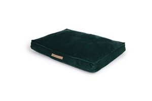 Coussin pour chien en velours côtelé (vert foncé)