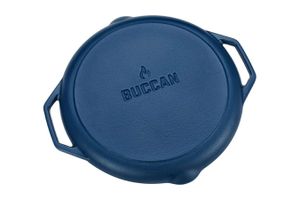 Gietijzeren grillplaat van Buccan (matblauw)