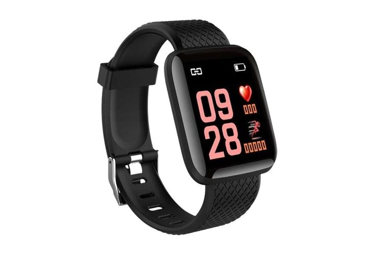 Smartwatch multifunctioneel (zwart)