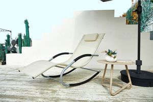 Schommel-ligstoel van Feel Furniture (zwart of beige)