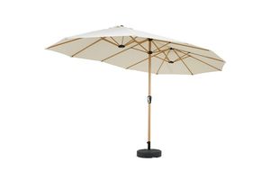 Dubbele parasol met hoes (4,5 meter)