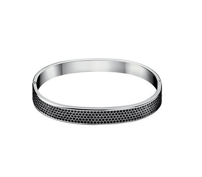 Calvin Klein armband met zwarte steentjes (maat: XS)