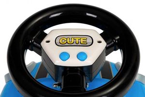 Loopauto met geluideffecten (blauw)