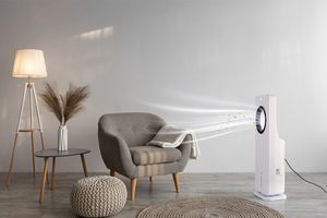 Hyundai Premium Bladloze Aircooler Torenventilator met 3 Snelheden