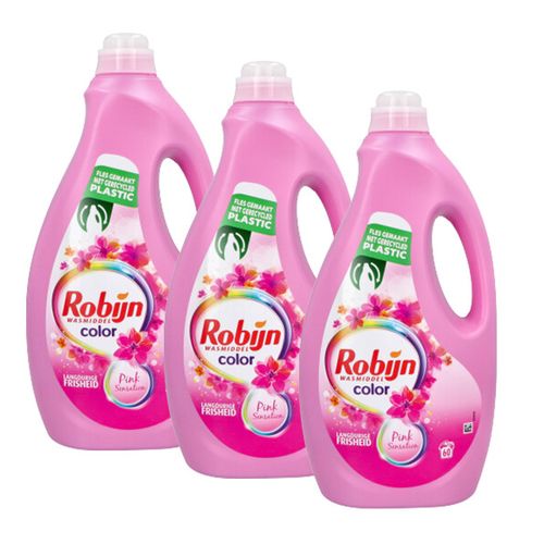 Robijn wasmiddel Pink Sensation (3 flessen)