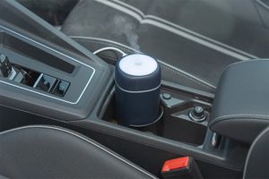 Compacte luchtbevochtiger voor in de auto (blauw)