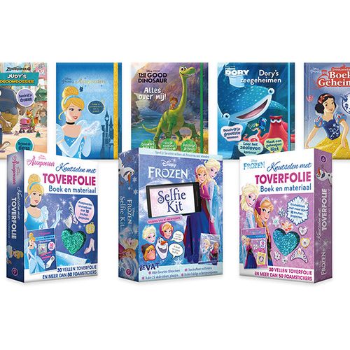 Pakket met 8 Disney-knutselboeken