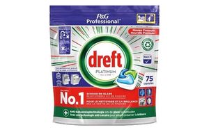 Dreft Platinum All in One-vaatwastabletten (75 stuks)