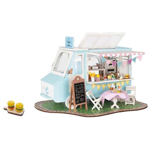 Bouwpakket miniatuur-poppenhuis food truck