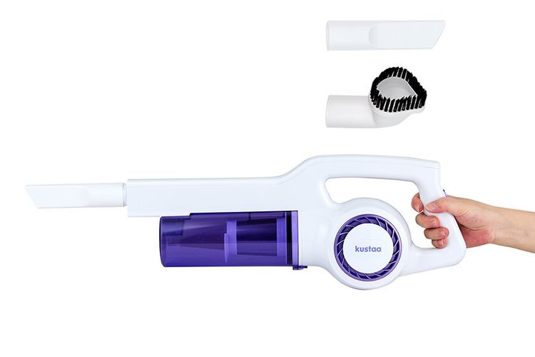 Aspirateur balai avec fil Blanc et violet Kustaa - Aspirateur balai avec fil  Kustaa (blanc et violet), VavaBid