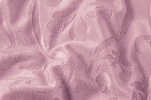 Housse de couette en velours rose (240 x 220 cm)