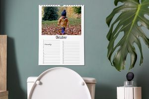 Calendrier annuel avec tes propres photos