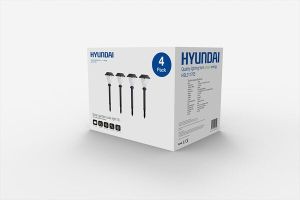 Hyundai lantaarns op zonne-energie (4 stuks)