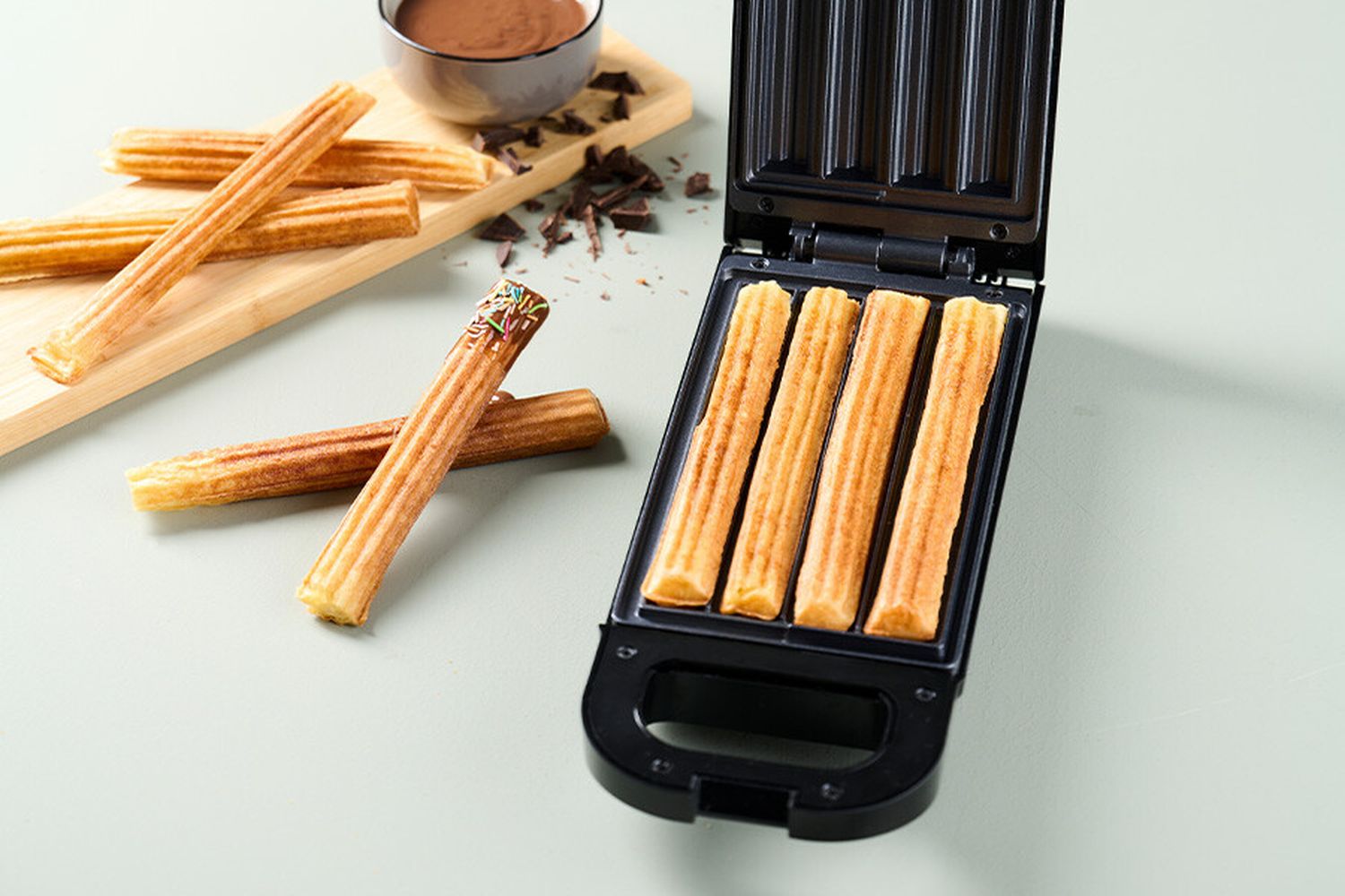 Churros Maker Met Antiaanbaklaag Zwart Churros Maker 750 W   Churros Maker 1 