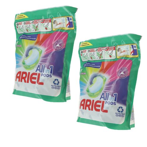 Ariel wasmiddelcapsules kleur (2 pakken)