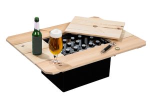 Table en caisse de bière (79 x 57,5 x 10,5 cm)