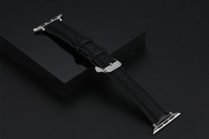 Zwart Apple Watch-bandje van Di Lusso
