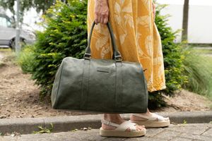 Olivgrüne Reisetasche von Jack Milles
